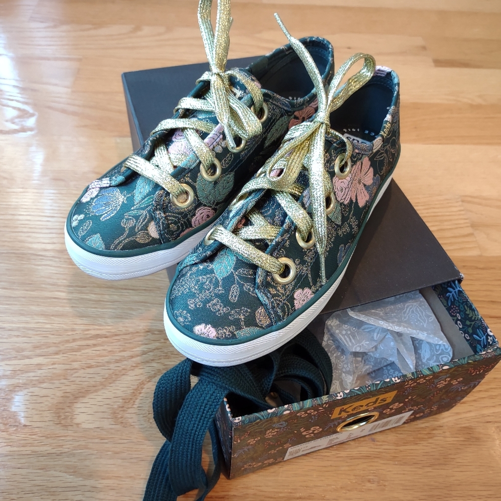 Keds x Rifle Paper Co. Kickstart Sneaker size 5, NWB